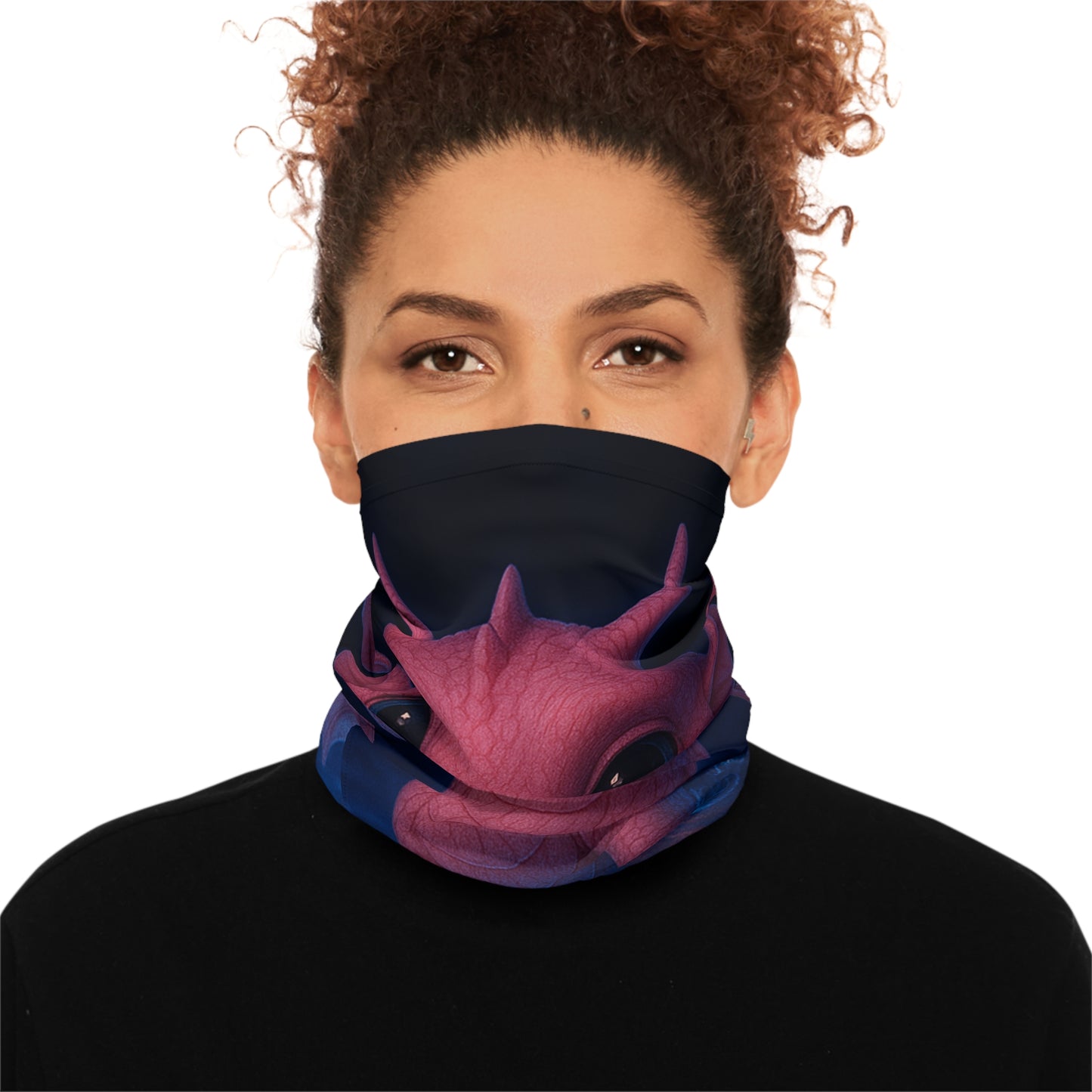 Cute Dragon Lightweight Neck Gaiter for Outdoor Fun, Versatile Face Covering, Gift for Kids, Adventure and Cosplay Accessory