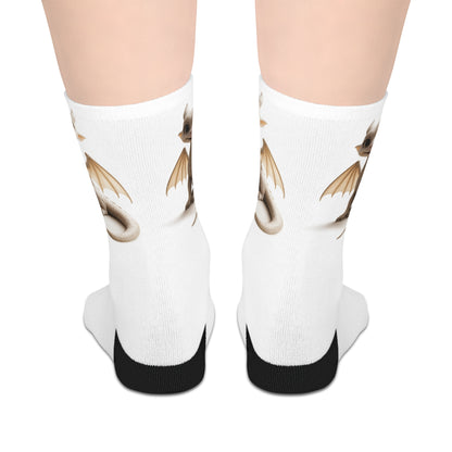 Whimsical Creature Mid-length Socks | Cute Gift for Animal Lovers, Cozy Footwear for Everyday, Perfect for Birthdays, Holidays, or [...]