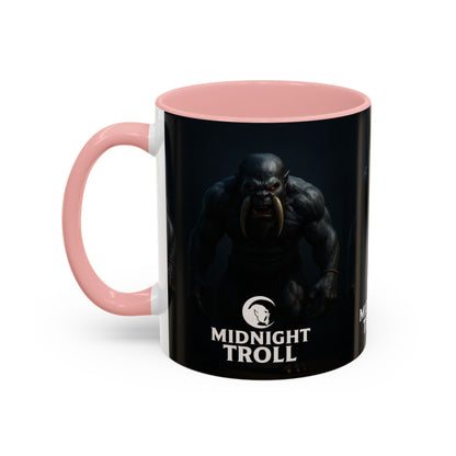 Midnight Troll Coffee Mug, Fantasy Gift, Gamer Mug, Unique Coffee Cup, Dungeons & Dragons Accessories, Creative Gift for Him