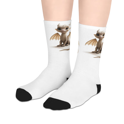Whimsical Creature Mid-length Socks | Cute Gift for Animal Lovers, Cozy Footwear for Everyday, Perfect for Birthdays, Holidays, or [...]