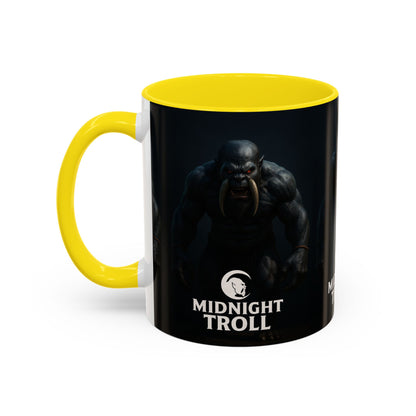 Midnight Troll Coffee Mug, Fantasy Gift, Gamer Mug, Unique Coffee Cup, Dungeons & Dragons Accessories, Creative Gift for Him