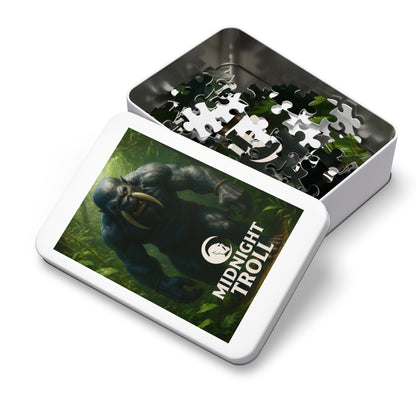 Midnight Troll Jigsaw Puzzle, Adventure Puzzle, Gift for Puzzle Lovers, Unique Home Decor, Fun Family Activity