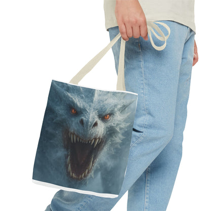 Fantasy Dragon Tote Bag, Enchanting Art, Ideal for Gift, Everyday Bag, Eco-Friendly Shopper, Animal Lover Accessory