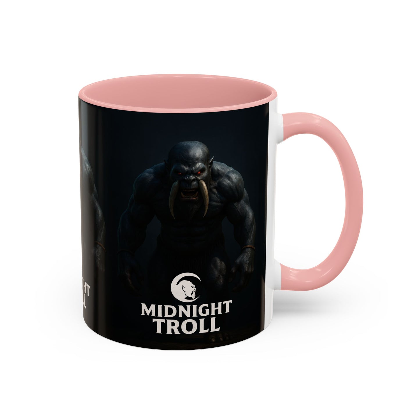 Midnight Troll Coffee Mug, Fantasy Gift, Gamer Mug, Unique Coffee Cup, Dungeons & Dragons Accessories, Creative Gift for Him