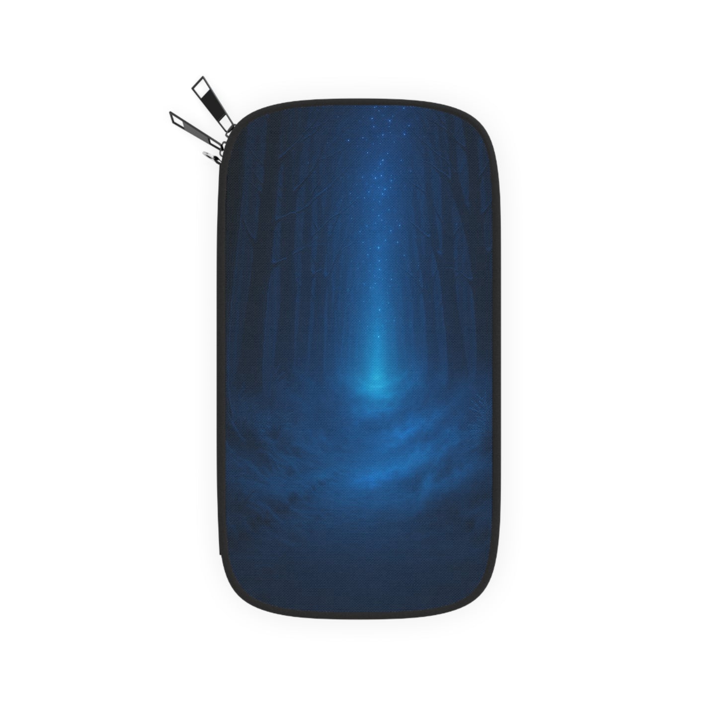 Mystical Forest Passport Wallet - Travel Organizer, Gift for Travelers, Blue Travel Accessory, Adventure Essentials, Summer Holiday [...]