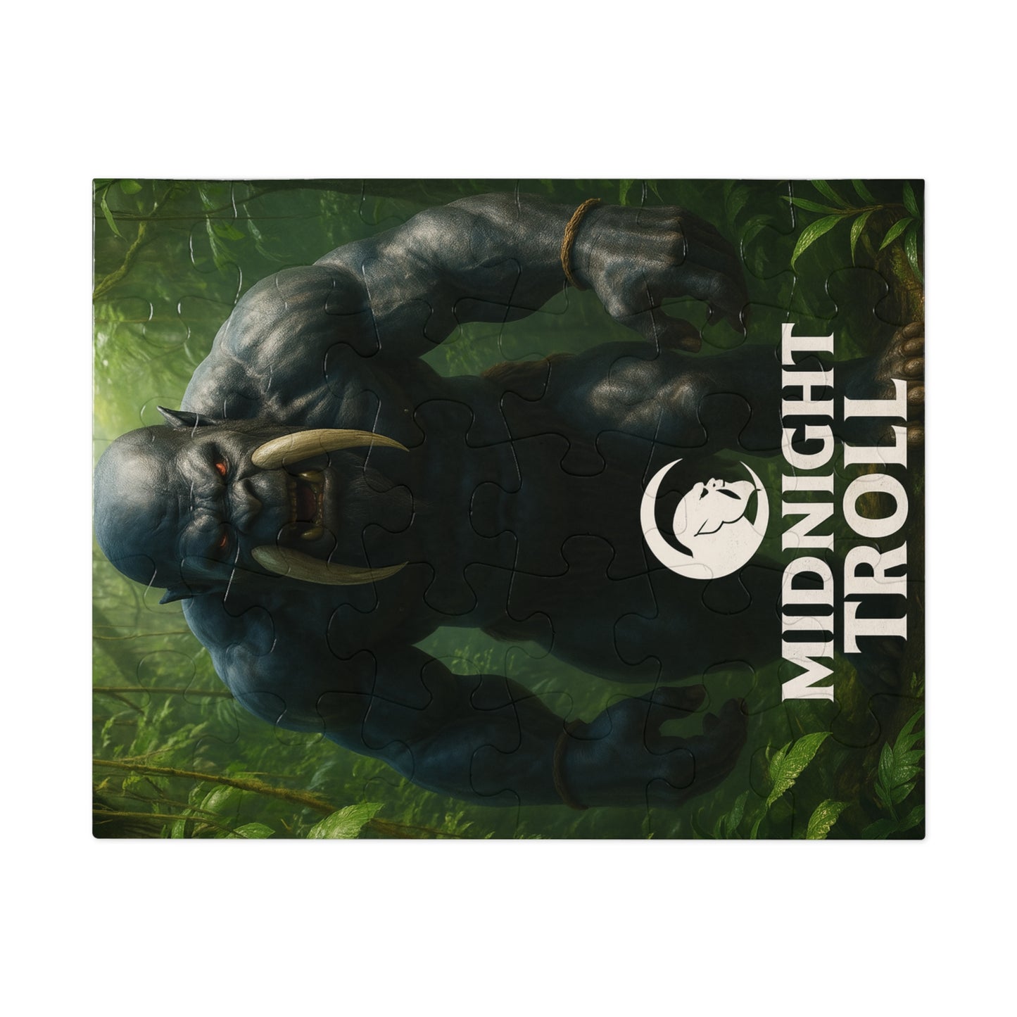 Midnight Troll Jigsaw Puzzle, Adventure Puzzle, Gift for Puzzle Lovers, Unique Home Decor, Fun Family Activity