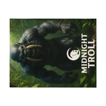 Midnight Troll Jigsaw Puzzle, Adventure Puzzle, Gift for Puzzle Lovers, Unique Home Decor, Fun Family Activity