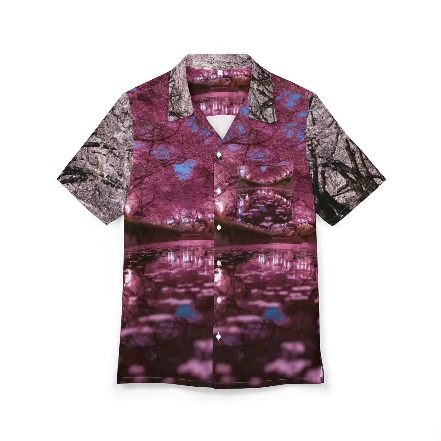 Unisex Hawaiian Button-Down Shirt - Floral Tropical Vibes, Beachwear, Summer Style, Vacation Outfit, Casual Everyday Shirt