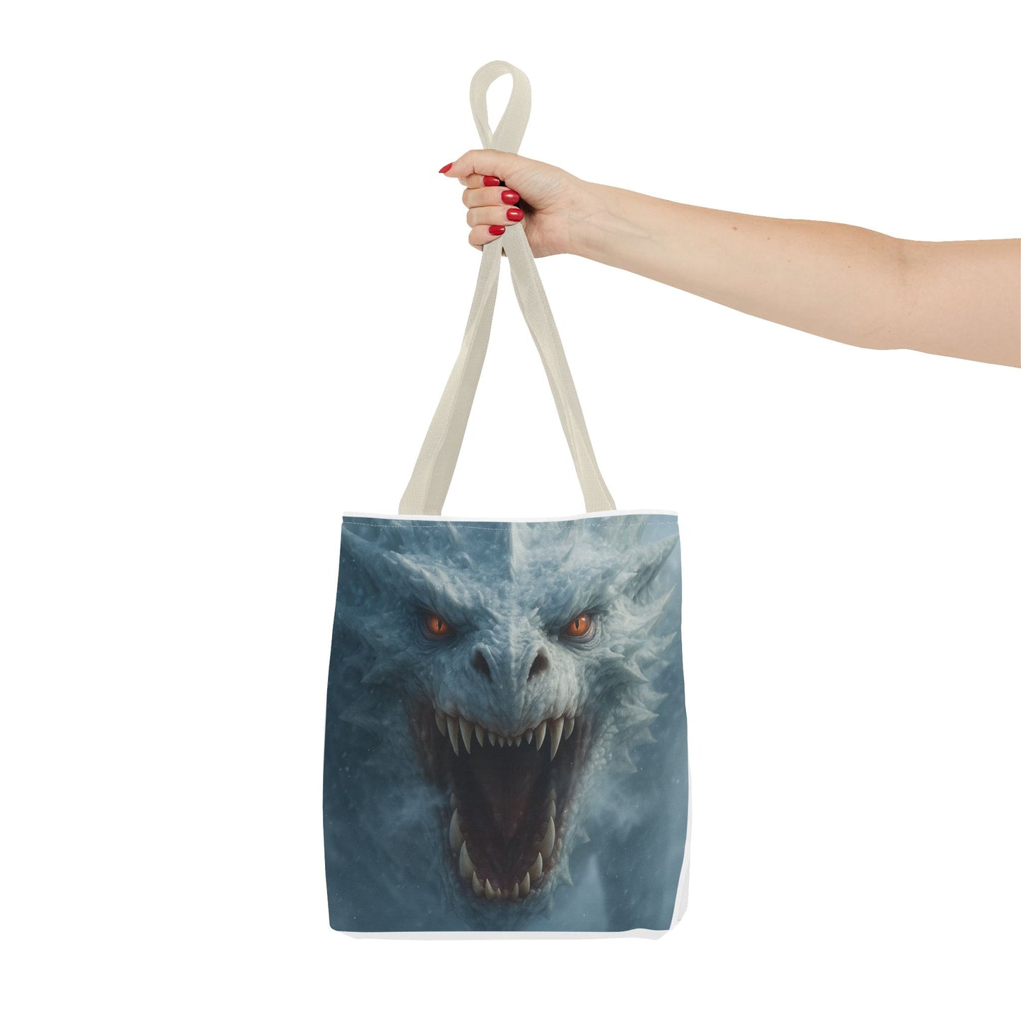 Fantasy Dragon Tote Bag, Enchanting Art, Ideal for Gift, Everyday Bag, Eco-Friendly Shopper, Animal Lover Accessory