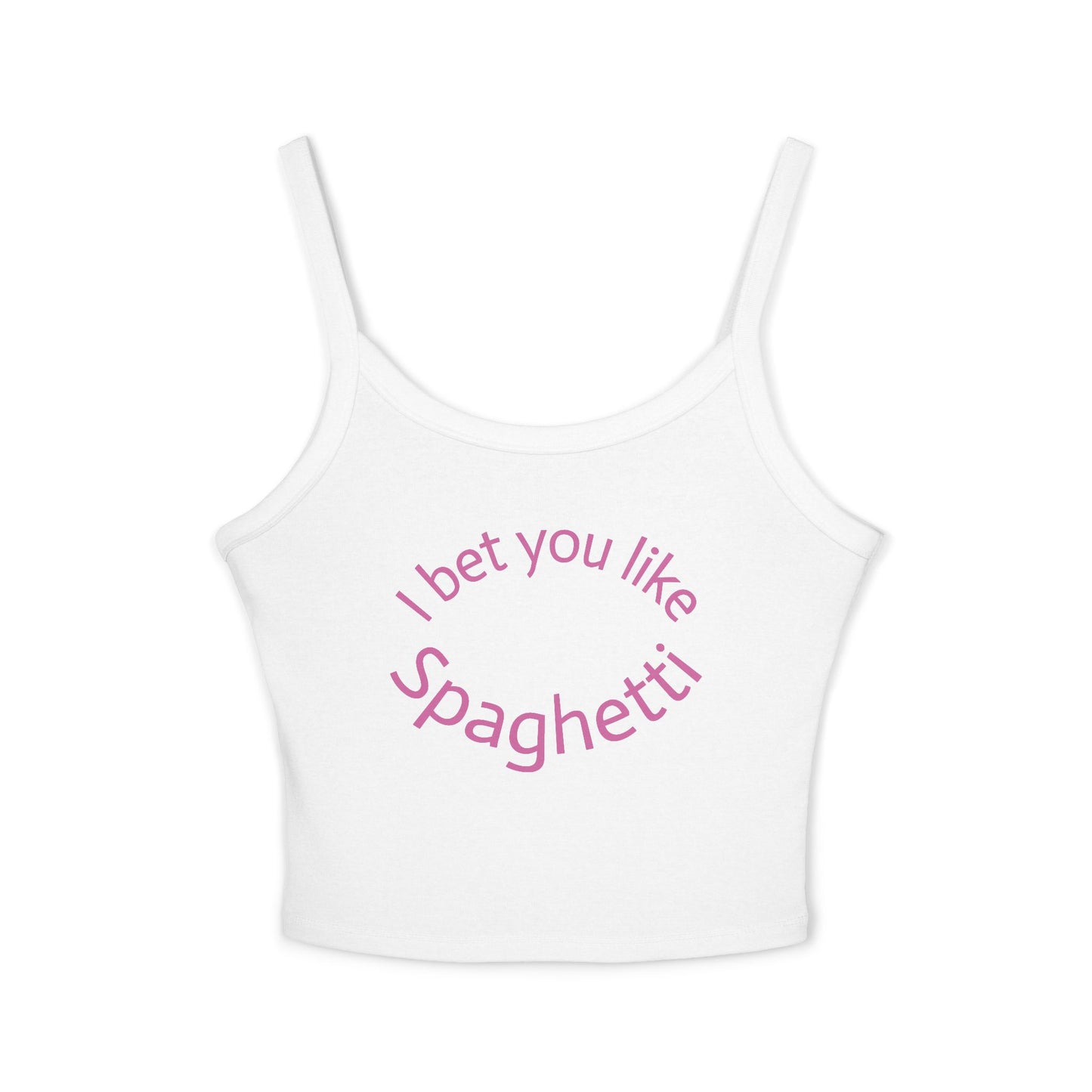 Playful Women's Spaghetti Strap Tank Top - Perfect for Summer, Casual Wear, Gifts, Beach Days, Party Outfits