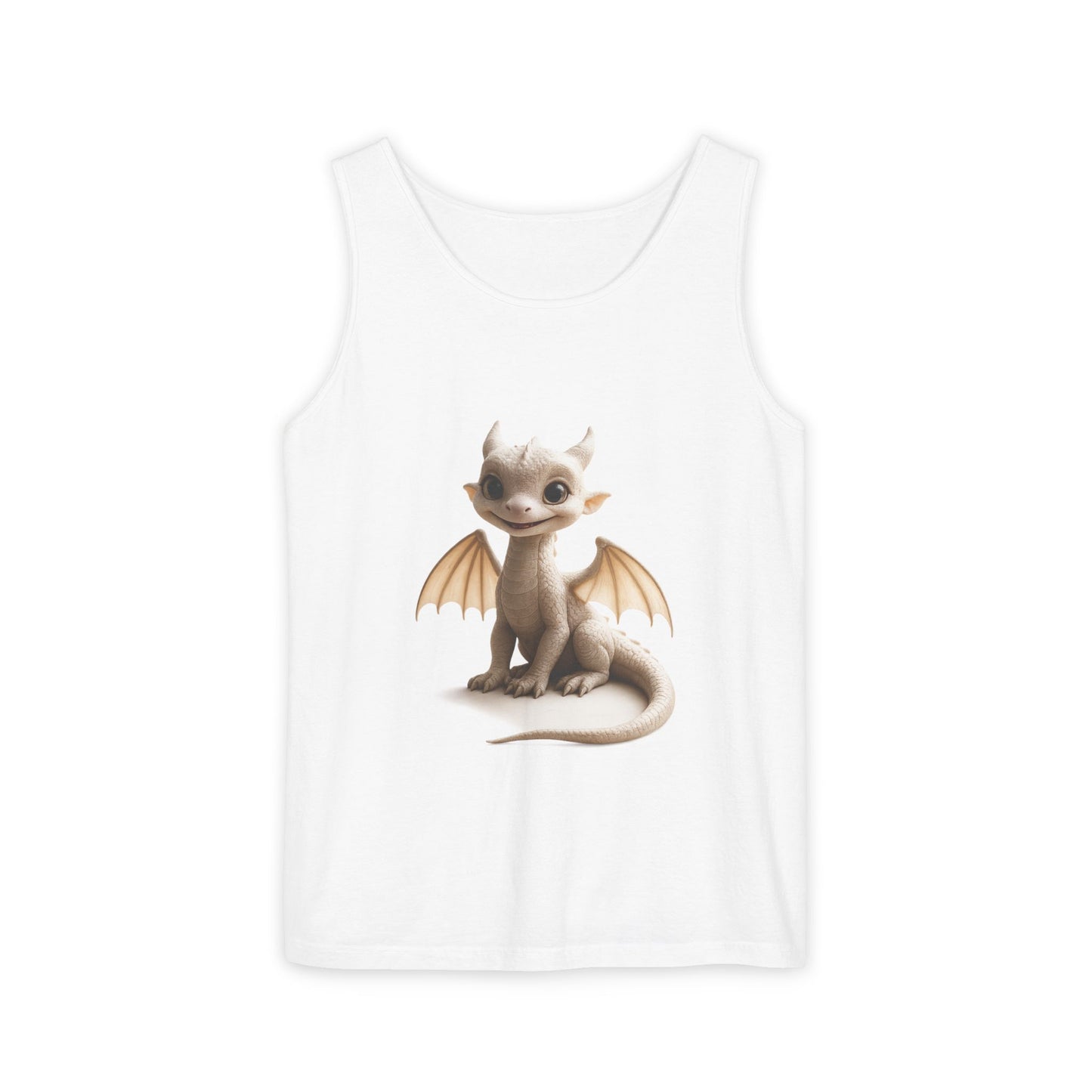 Cute Dragon Graphic Tank Top, Unisex Summer Sleeveless Tee, Fantasy Inspired Apparel, Perfect for Dragon Lovers, Great Gift Idea