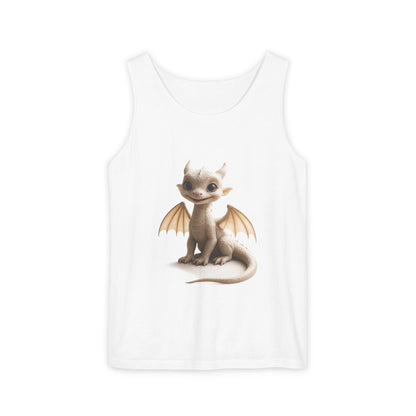 Cute Dragon Graphic Tank Top, Unisex Summer Sleeveless Tee, Fantasy Inspired Apparel, Perfect for Dragon Lovers, Great Gift Idea