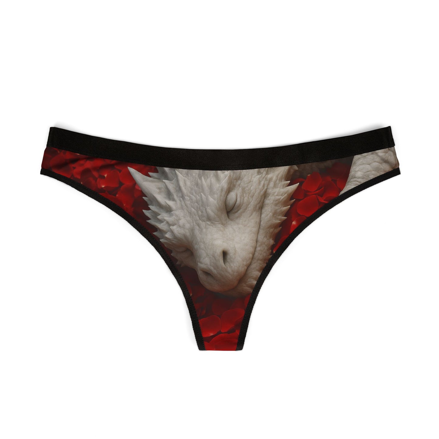 Fantasy Dragon Women's Thongs, Lingerie for Her, Unique Gifts, AOP Underwear, Valentine's Day, Cosplay Apparel