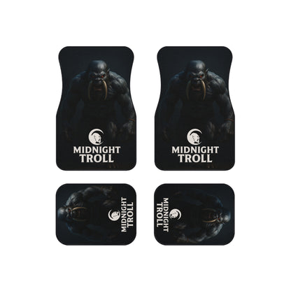 Midnight Troll Car Mats (Set of 4) - Unique Auto Accessory, Gift for Gamers, Durable, Custom Floor Liners, Car Interior Decor