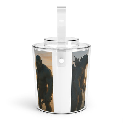 Godzilla vs. King Kong Ice Bucket with Tongs, Unique Party Cooler, Drink Chiller, Cinematic Beverage Holder, Summer BBQ Gift, Movie [...]