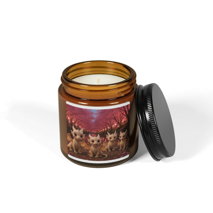 Scented Soy Candle (Multi-Size, Amber Jar)
