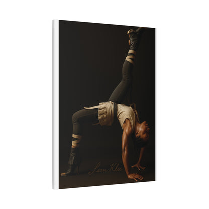 Elegant Fitness Wall Art Canvas, Stretch Canvas Print, Yoga Wall Decor, Inspirational Fitness Artwork, Home Gym Decor